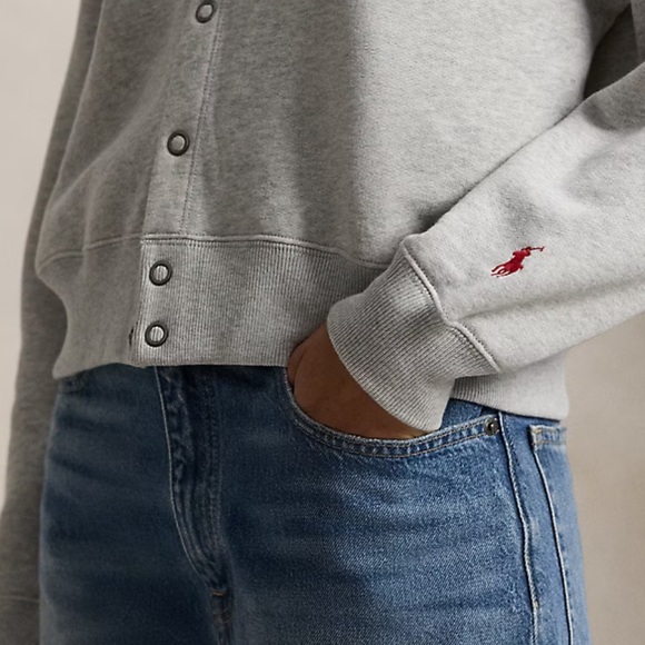 Polo Ralph Lauren Logo Fleece Cardigan - Picture 5 of 5